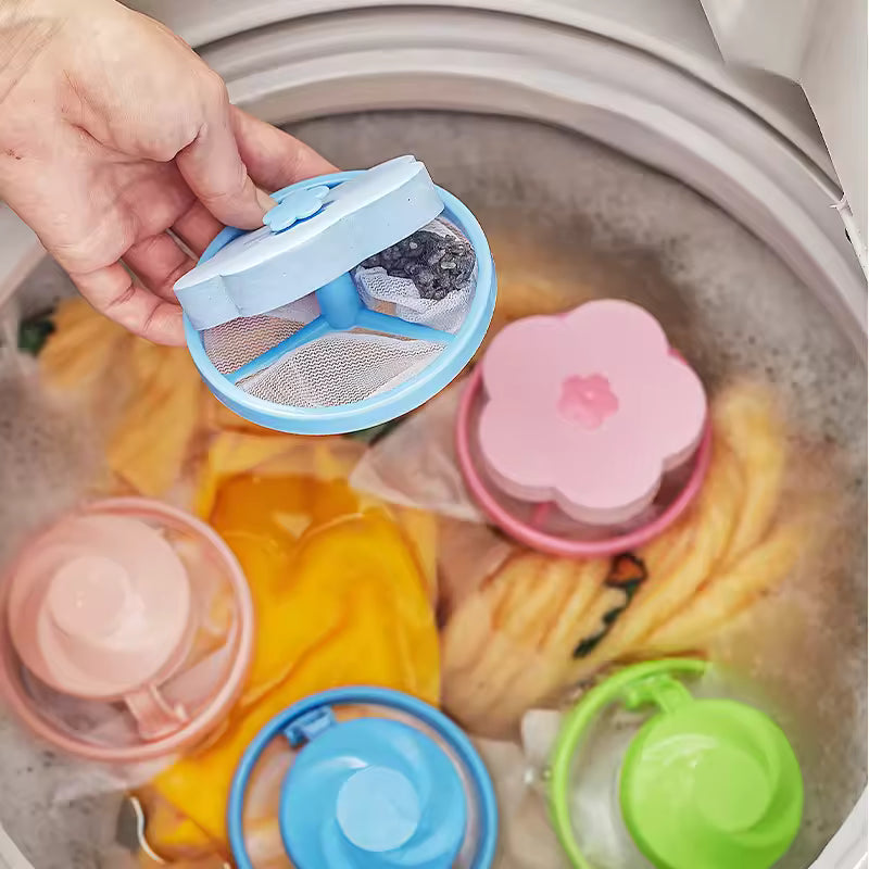 Pet Hair Remover Washing Machine Floating Lint Filter Bag